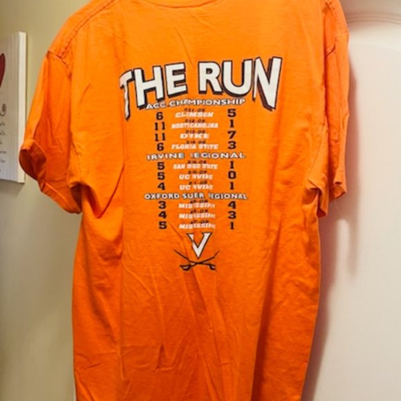 2009 University of Virginia Baseball College World Series Run Tee Shirt Men's L - Picture 4 of 4